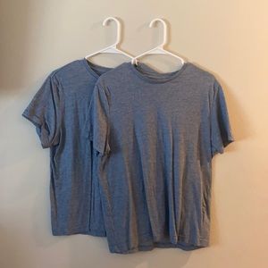 H&M !Bundle! 2 Men’s Dark Grey Melange T-Shirts